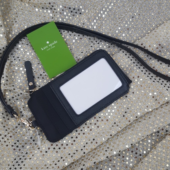 Kate Spade Lanyard Black NWT - Picture 3 of 8